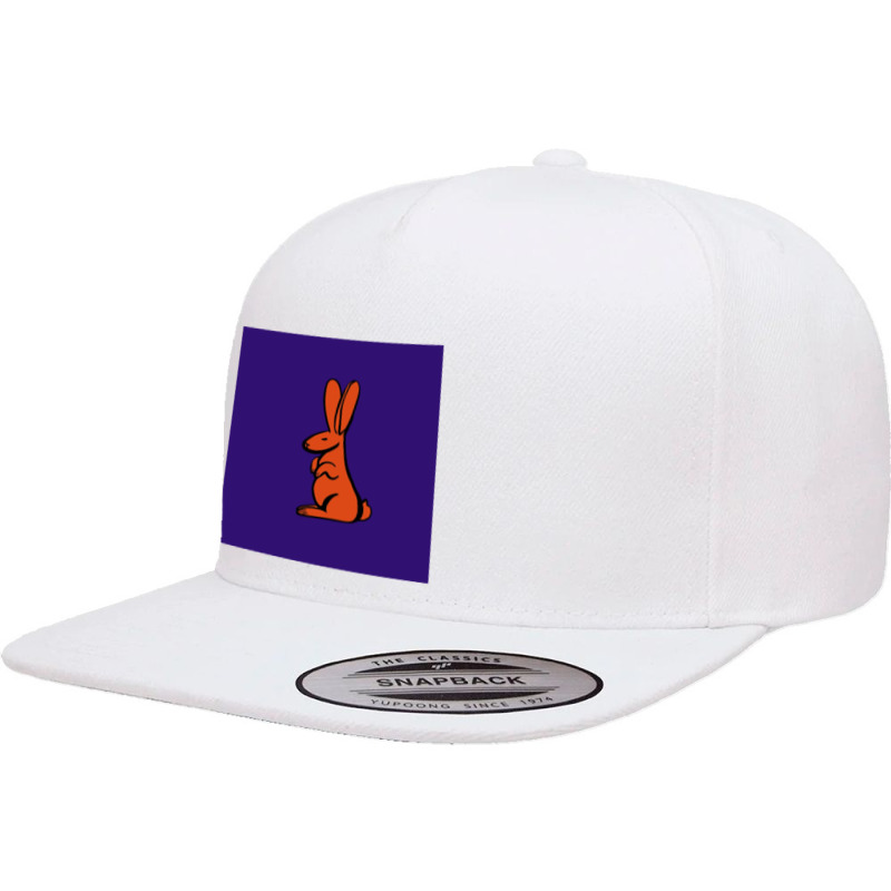 Rabbit With Long Ears 5 panel snapback cap by RebekahShinn | Artistshot