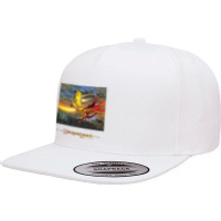 Dragonlance Legend Of Huma Artwork 5 Panel Snapback Cap | Artistshot