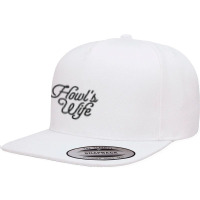 Howl_s Wife Lettering 5 Panel Snapback Cap | Artistshot