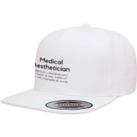 Medical Aesthetician Definition 5 Panel Snapback Cap | Artistshot