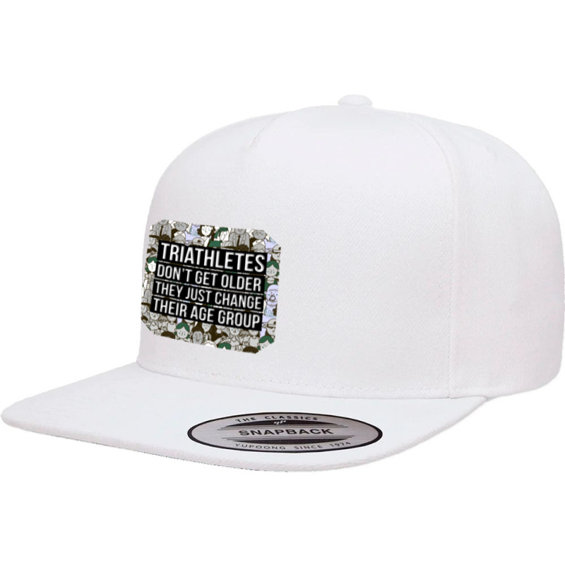 Triathlon Triathlon 5 panel snapback cap by KENNETHPCLING | Artistshot