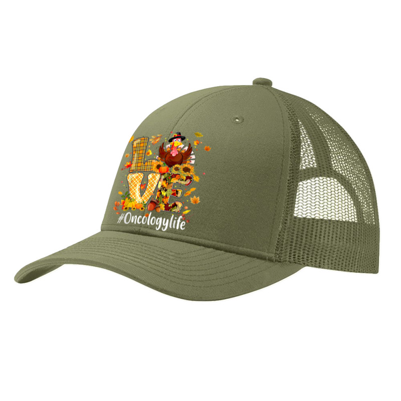 Love Oncology Life Turkey Funny Nursing Thanksgiving Day Pa Trucker Cap by Aquarius | Artistshot