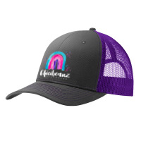 Large Rainbow With White Font Pa Trucker Cap | Artistshot