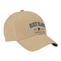 Block Island Rhode Island Ri Vintage Athletic Navy Sports De Nike Dri-fit Cap | Artistshot