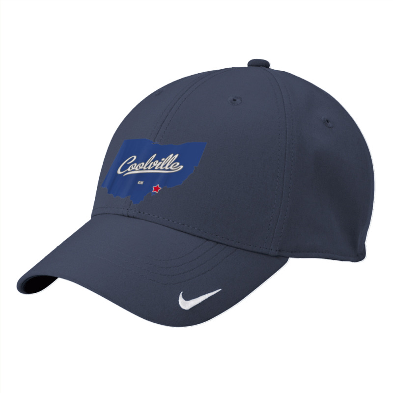 Coolville Ohio Oh Map Nike Dri-FIT Cap by Fashzilla | Artistshot