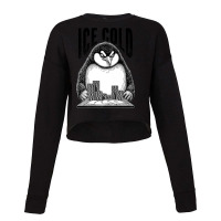 Poker Player Penguin Cropped Sweater | Artistshot