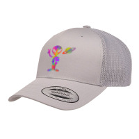 Alien Hippie Saturn Silhouette I Aliens Ufo Roswell Tie Dye Retro Trucker Cap | Artistshot