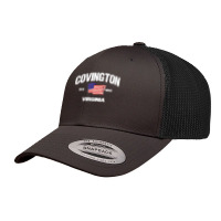 Covington Virginia Va Usa Stars & Stripes Vintage Style Premium Retro Trucker Cap | Artistshot