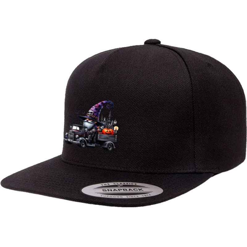 Gnome Driver Trcuck Witch Cute 5 panel snapback cap by risedesignid | Artistshot