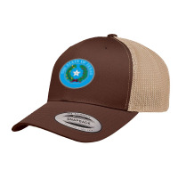 National Seal Of Texas State Of United States Of America Retro Trucker Cap | Artistshot