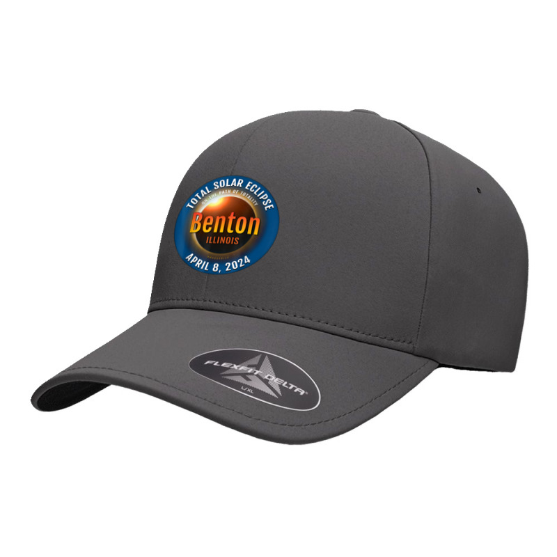 Benton Illinois Il Total Solar Eclipse 2024  3  T Shirt Seamless Cap by cm-arts | Artistshot