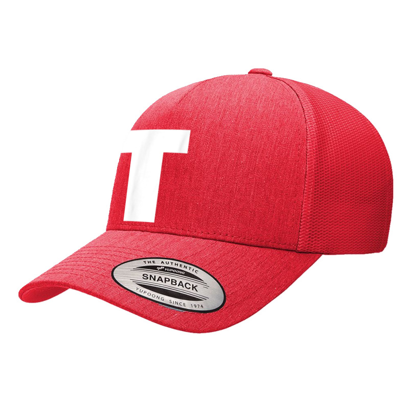 Letter T Capital Alphabet Monogram Initial Yupoong Trucker Cap by TiffaneyAitchison | Artistshot