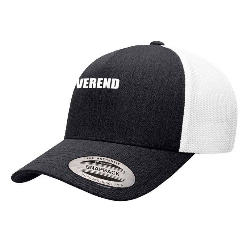 Reverend Employees Official Uniform Work Design Yupoong Trucker Cap by ShelleyDoppelmayr | Artistshot