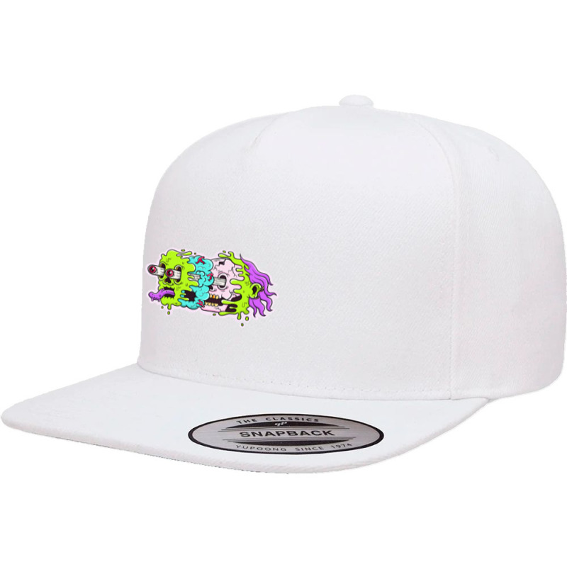 Face Melt 5 panel snapback cap by Kanjolen689 | Artistshot