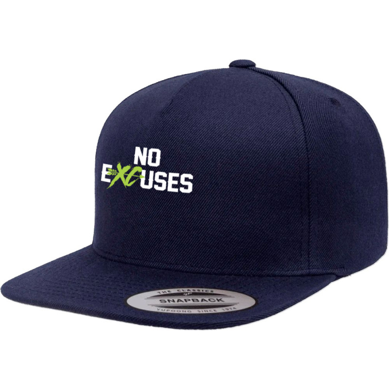 No Excuses Cross Country Track Running Jogger Funny Gift Pullover Hood 5 panel snapback cap by cm-arts | Artistshot