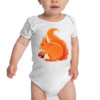 Squirrel, Squirreles, Animal, Animals Baby Bodysuit | Artistshot