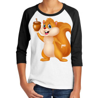 Squirrel, Squirreles, Animal, Animals Youth 3/4 Sleeve | Artistshot