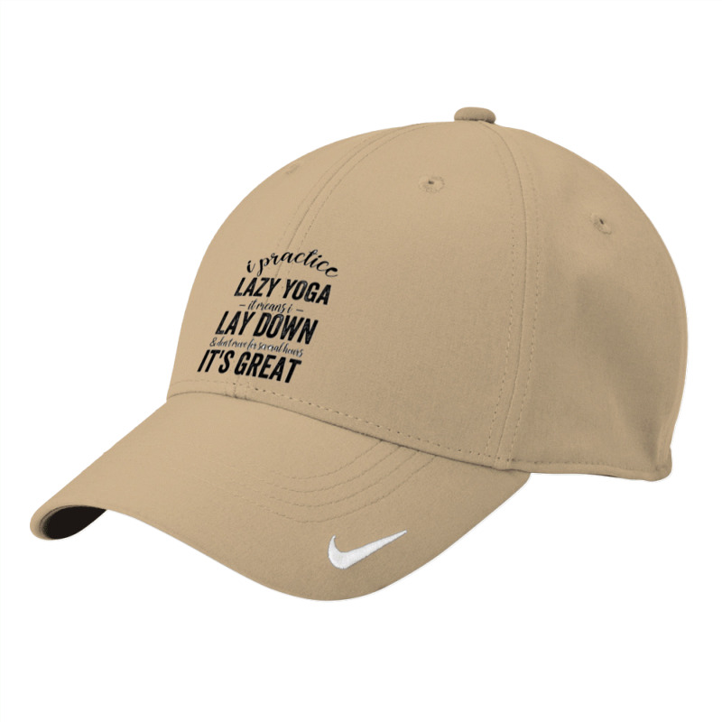 Lazy Yoga Nike Dri-FIT Cap by cm-arts | Artistshot