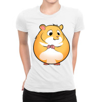 Hamster, Hamsters, Mouse, Animal, Animals Ladies Fitted T-shirt | Artistshot