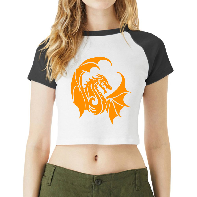 Dragon, Dragons, Animal, Animals Raglan Crop Top by HILstore | Artistshot