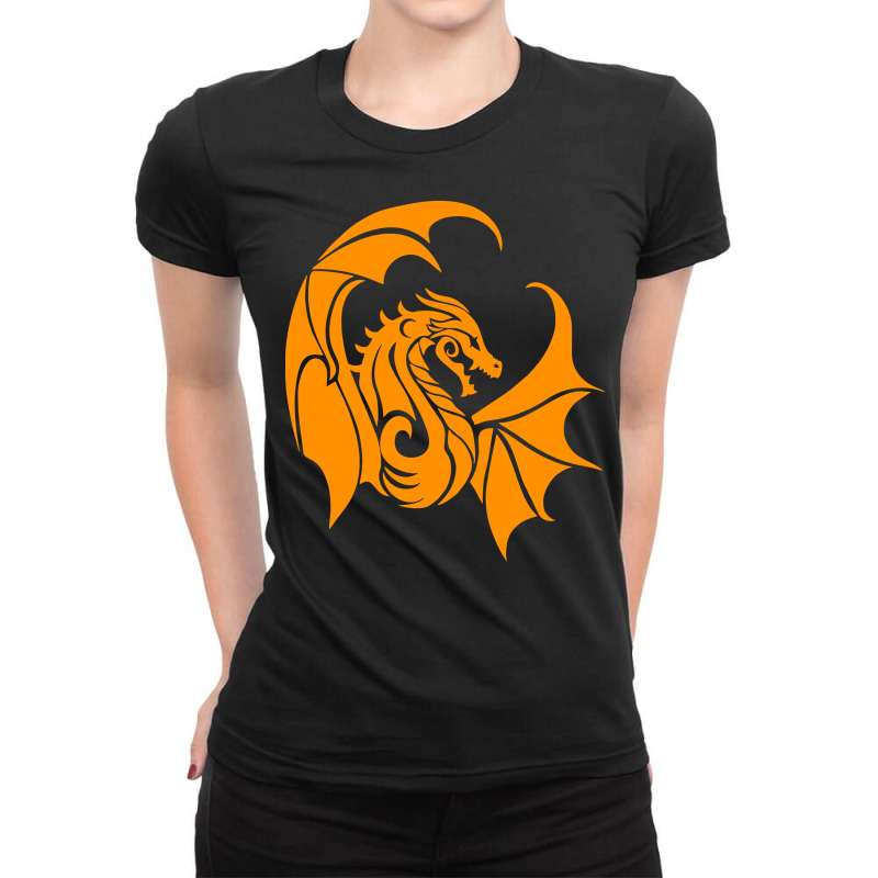 Dragon, Dragons, Animal, Animals Ladies Fitted T-Shirt by HILstore | Artistshot