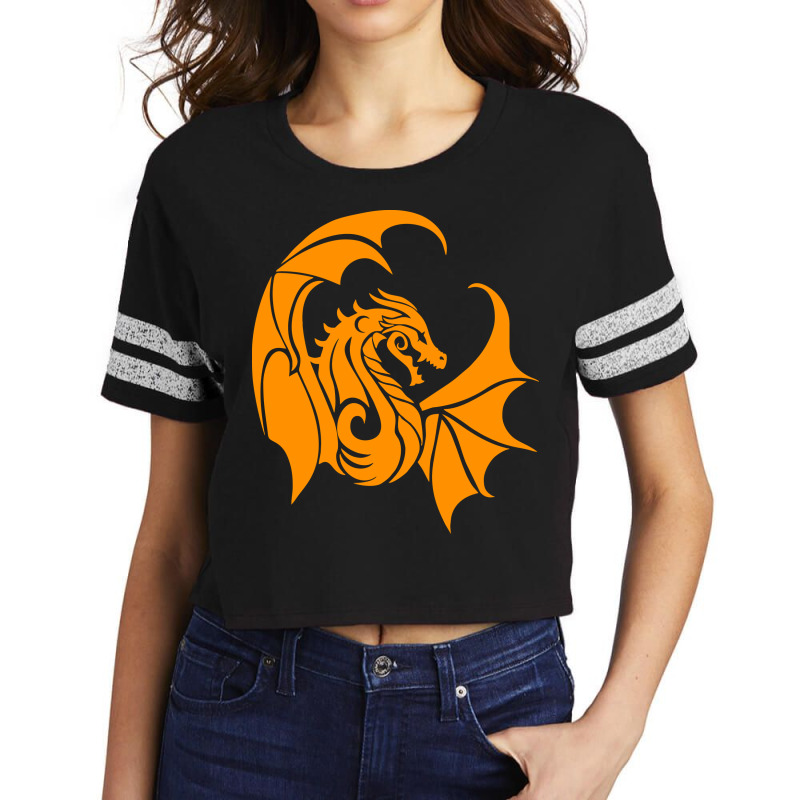 Dragon, Dragons, Animal, Animals Scorecard Crop Tee by HILstore | Artistshot