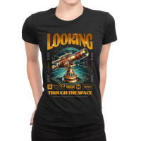 Looking Through The Space Ladies Fitted T-shirt | Artistshot