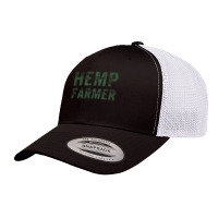 Hemp Farmer Farm Organic Oil Herbal Vegans Medicine Retro Trucker Cap | Artistshot