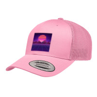 Futuristic Cyberscape Sunset Retro Trucker Cap | Artistshot