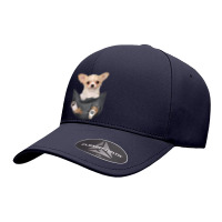 Funny Chihuahua In Your Pocket For Dogs Lovers Seamless Cap | Artistshot