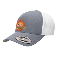 Cute Calcifer Hanging On Wood Yupoong Trucker Cap | Artistshot