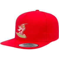 Strawberry Dragon 5 Panel Snapback Cap | Artistshot