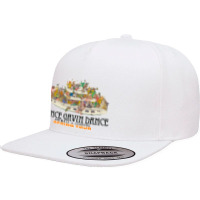 Dance Gavin Dance Animals As Leaders   Spring Tour 2020 Front 5 Panel Snapback Cap | Artistshot