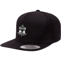 Game Master Gaming Press Start Arcade Gamer 5 Panel Snapback Cap | Artistshot