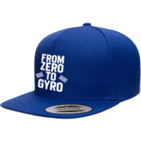 From Zero To Gyro 5 Panel Snapback Cap | Artistshot