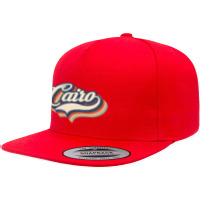 I Love Cairo City Usa Retro Vintage 5 Panel Snapback Cap | Artistshot