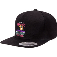 Knee Replacement Bionic Grandma After Surgery Gift 5 Panel Snapback Cap | Artistshot