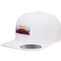 Adrian Michigan Retro Vintage 80s 90s Muscle Cars Retrowave Aesthetic 5 Panel Snapback Cap | Artistshot