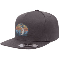 The Lion & King Timon Hakuna Retro Portrait 5 Panel Snapback Cap | Artistshot