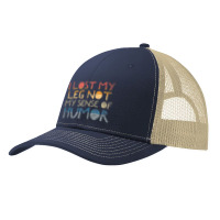 I Lost My Leg Not My Sense Of Humor Amputee Quote Pa Trucker Cap | Artistshot