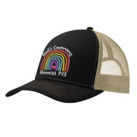 God’s Covenant Rainbow Genesis 913 Christian Jesus Bible T Shirt Pa Trucker Cap | Artistshot