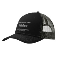 Programmer - !false Its Funny Because Its True Pa Trucker Cap | Artistshot