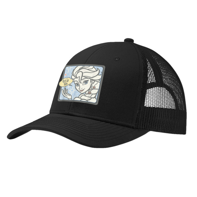 Frozen Elsa Let It Go Tonal Stamp Graphic Pa Trucker Cap by CharlizeShanon | Artistshot