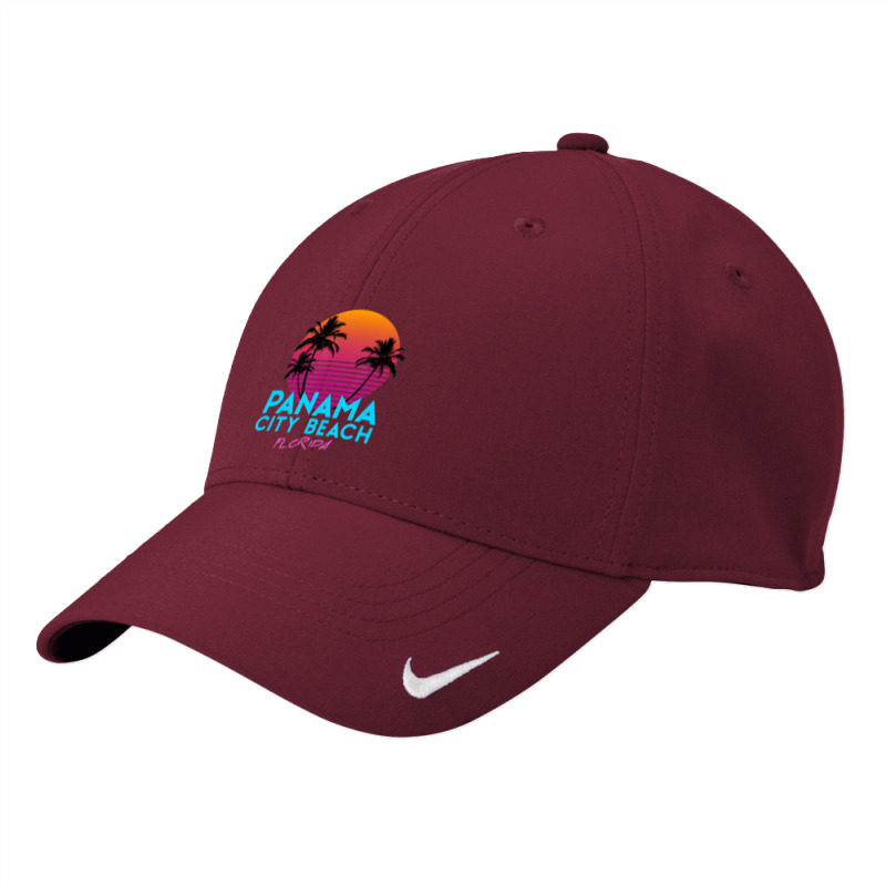 Panama City Beach Florida Retro 80s Nike Dri-FIT Cap by Kosdapen517 | Artistshot