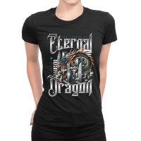 Eternal Dragon Ladies Fitted T-shirt | Artistshot