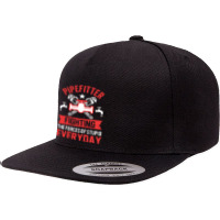 Fighting The Forces Of Stupid Everyday 5 Panel Snapback Cap | Artistshot