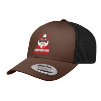 Firefighter With Beard Retro Trucker Cap | Artistshot