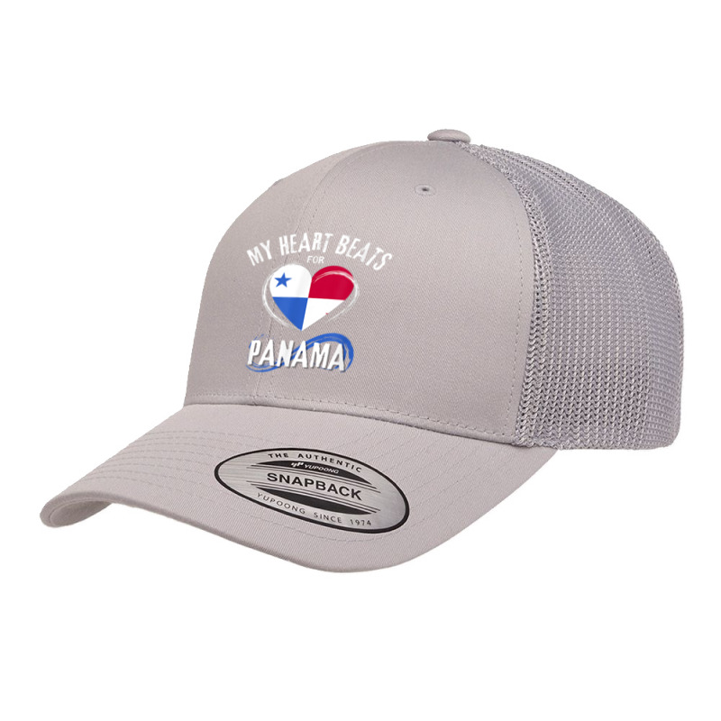 My Heart Beats For Panama   Panamanian Pride T Shirt Retro Trucker Cap by been | Artistshot