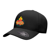 My Heart Burns Seamless Cap | Artistshot