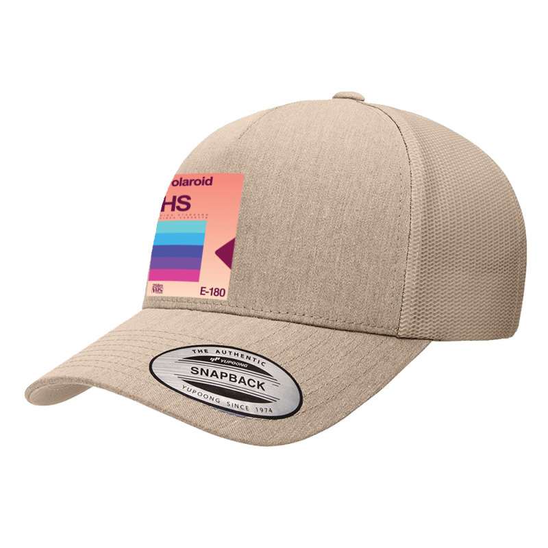 Vaporwave Vhs Polaroid E180 Hs Yupoong Trucker Cap by cm-arts | Artistshot